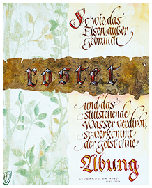 <b>Titel:</b> Das Eisen rostet    <b>Technik:</b> Acryl  <br /><b>Gre:</b> 50 x 70 cm   <b>Preis:</b> 230,- Euro